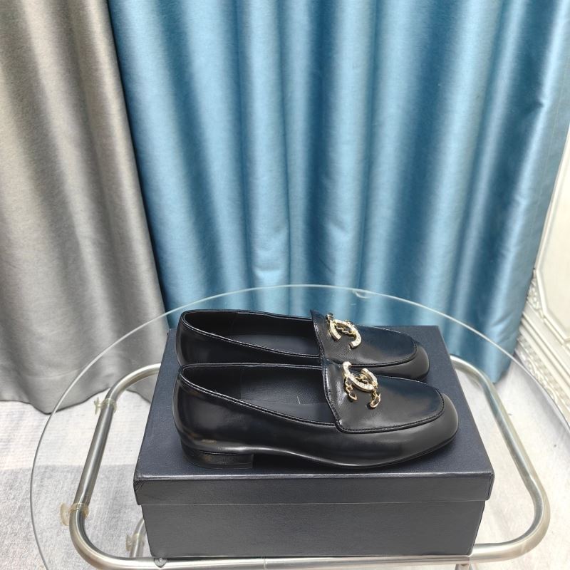 Ch*el leather shoes
